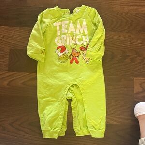 Team Grinch Kids One Piece - Green